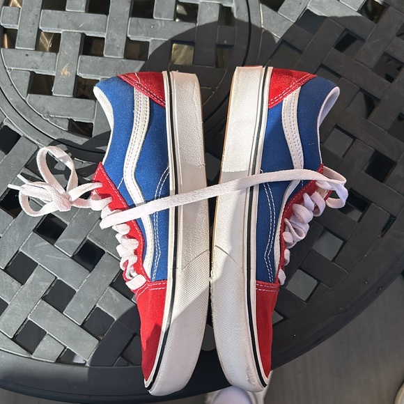 Blue/red/white vans size 6 - Picture 5 of 6